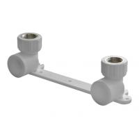 Настенный комплект PPRC d25х1/2" ВР белый Политэк