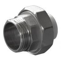 Муфта разъемная PPRC d20х1" НР белая Политэк