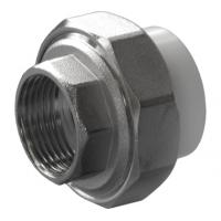 Муфта разъемная PPRC d25х3/4" ВР белая Политэк