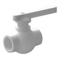 Кран шаровой PPRC d25 белый Политэк