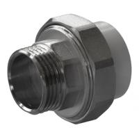 Муфта разъемная PPRC d63х2" НР белая Политэк