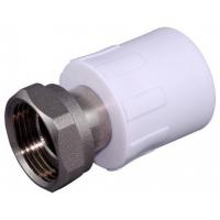 Муфта с накидной гайкой PPRC d25х3/4" ВР белая Политэк
