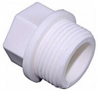 Заглушка резьбовая PPRC d20х1/2" НР белая Fusitek