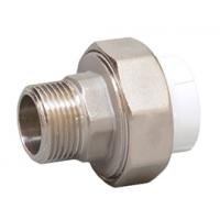 Муфта разъемная PPRC d32х1" НР белая Fusitek