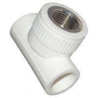 Тройник комбинированный PPRC d32х1/2" ВР белый FORA by TEBO