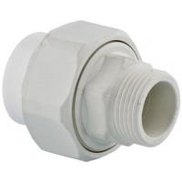 Муфта пластиковая разъемная PPRC d25х3/4" НР белая TEBO