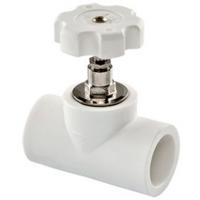 Вентиль PPRC d25 белый TEBO