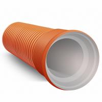 Труба гофрированная двухслойная с раструбом FDplast ПП SN12 d133/110