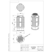 Кабельный колодец КН-780/1600 с крышкой D 560 мм