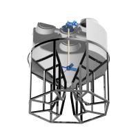 Емкость в обрешетке KV 3000 с лопастной мешалкой