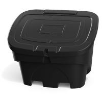 Ящик с крышкой 400 л черный PREMIUM