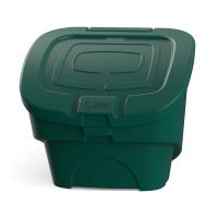 Ящик с крышкой 90 л зеленый PREMIUM