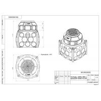 Пластиковый колодец КН 1000 H1100 с крышкой D 560 мм