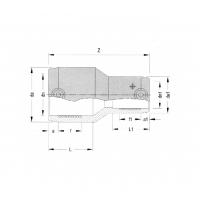 Муфта переходная электросварная ES вн/р d 75*2 1/2  SDR7,4