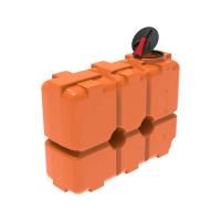 Емкость ST 2000л с откидной крышкой оранжевая