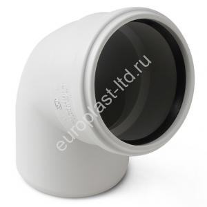 Отвод 58x67° для бесшумной канализации - Изображение 1