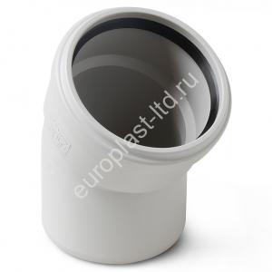 Отвод 110x30° для бесшумной канализации - Изображение 1