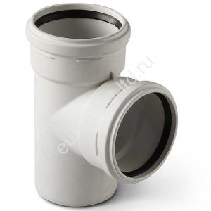 Тройник 58x58/87,5° для бесшумной канализации - Изображение 1