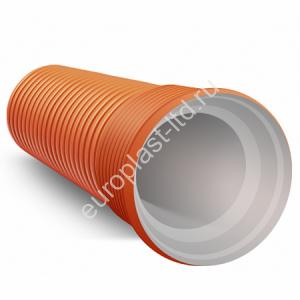 Труба гофрированная двухслойная с раструбом FDplast ПП SN8 695/600 - Изображение 1