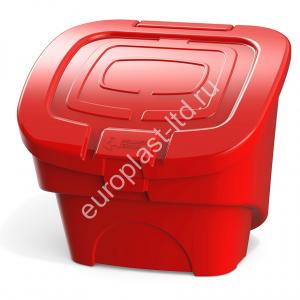 Ящик с крышкой 90 л красный PREMIUM - Изображение 1
