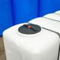 Емкость KR 4000 л под плотность до 1.2 г/см³ белая в обрешетке New (полный слив) - Изображение 17